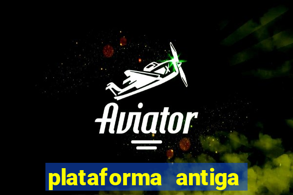 plataforma antiga de jogos